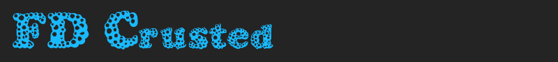 FD Crusted font